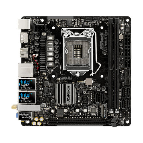 Placa Base Asrock 1151-8g Z370m-Itx/Ac | Quonty.com | 90-MXB620-A0UAYZ