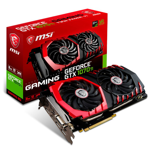 Msi Gtx 1070 Ti Gaming 8g Gddr5 | Quonty.com | 912-V330-237
