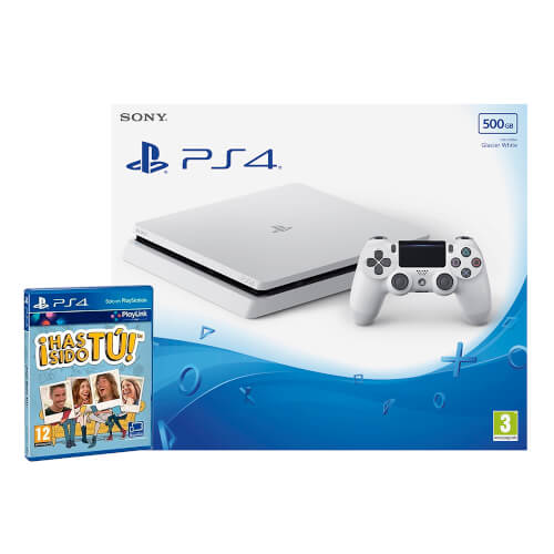 Videoconsola Sony Ps4 500gb Slim Blanca+Has Sido Tu! | Quonty.com | 9978664