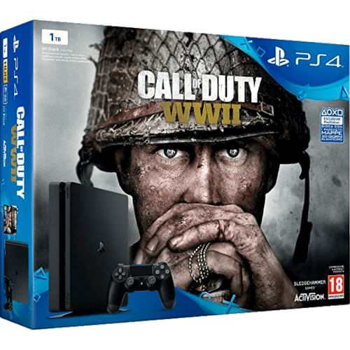 Videoconsola Sony Ps4 1tb + Cod: Wwii | Quonty.com | 9942467