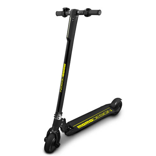 Scooter Electrico Momo Milan Negro/Amarillo | Quonty.com | MD-FS65A