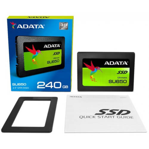 Ssd Adata 2.5'' 240gb Sata3 Su650 | Quonty.com | ASU650SS-240GT-C
