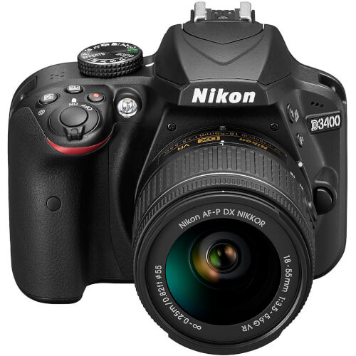 Camara Nikon Reflex D3400 Dx18/55 Novr+55/200 Vrii | Quonty.com | 999D3400DK1