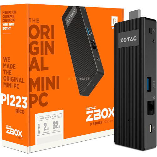 Ordenador Minipc Zotac Zbox-Pi223-W3b | Quonty.com | ZBOX-PI223-W3B
