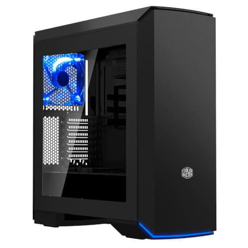 Torre Atx Coolermaster Mastercase Pro 6 Negro Azul | Quonty.com | MCY-C6P2-KW5N