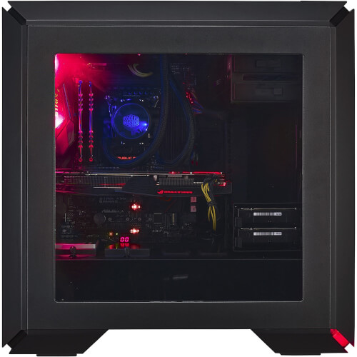 Torre Atx Coolermaster Mastercase Pro 6 Negro Azul | Quonty.com | MCY-C6P2-KW5N
