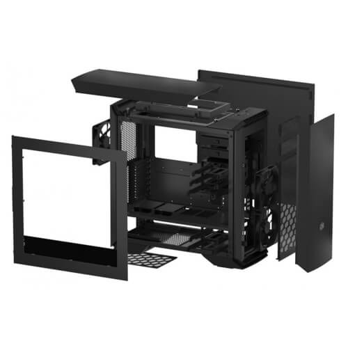 Torre Atx Coolermaster Mastercase Pro 6 Negro Rojo | Quonty.com | MCY-C6P2-KW5N-01