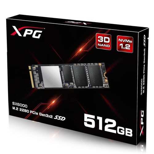 Ssd Adata 512gb Pcie3 Xpg Sx6000 2280 | Quonty.com | ASX6000NP-512GT-C