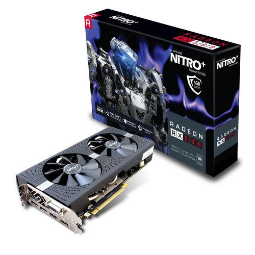 Tarjeta Gráfica Sapphire Rx580 Nitro+ Oc 4gb Backplate Gddr5 | Quonty.com | 11265-31-20G