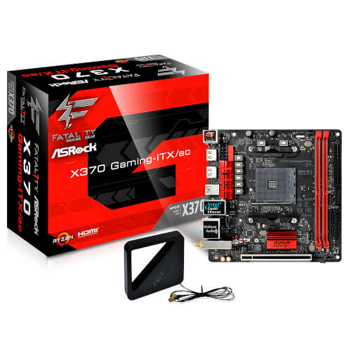 Placa Base Asrock Am4 X370 Gaming-Itx/Ac | Quonty.com | 90-MXB5N0-A0UAYZ