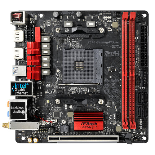 Placa Base Asrock Am4 X370 Gaming-Itx/Ac | Quonty.com | 90-MXB5N0-A0UAYZ
