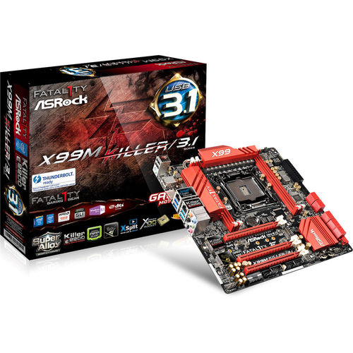 Placa Base Asrock 2011-3 X99m Killer/3.1 | Quonty.com | 90-MXGXT0-A0UAYZ