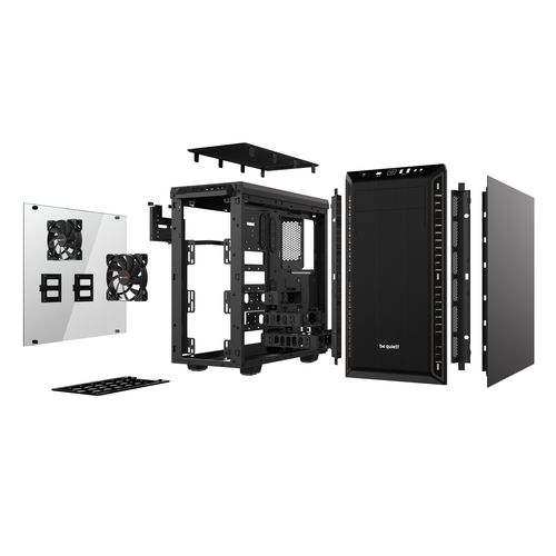 Torre Atx Be Quiet! Pure Base 600 Window Black | Quonty.com | BGW21