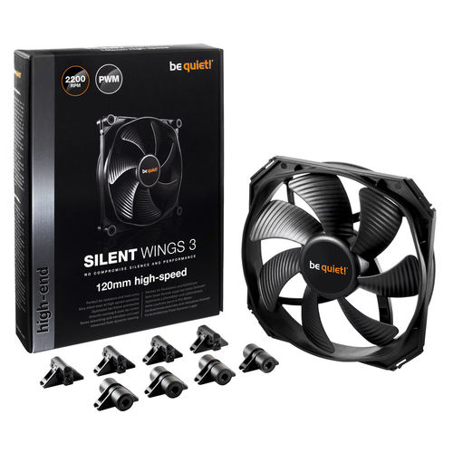 Ventilador 12cm Be Quiet Silentwings 3 Pwm High Speed | Quonty.com | BL070