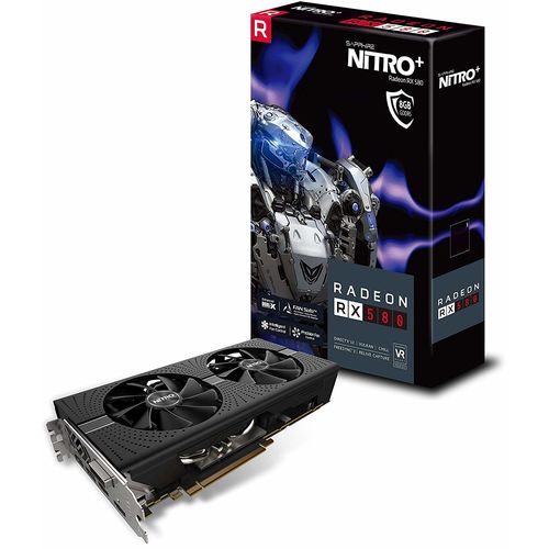 Tarjeta Gráfica Sapphire Rx580 Nitro+ Backplate 4gb Gddr5 | Quonty.com | 11265-36-20G