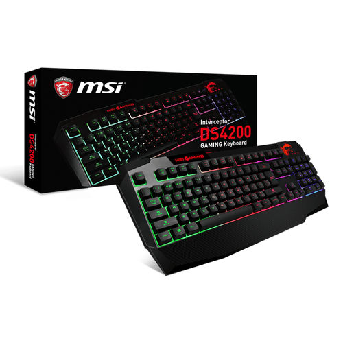 Teclado Msi Interceptor Ds4200 Gaming Negro | Quonty.com | S11-04ES207-O30