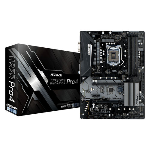 Placa Base Asrock 1151-8g H370 Pro4 | Quonty.com | 90-MXB6U0-A0UAYZ