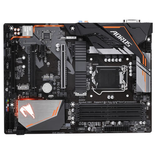 Placa Base Gigabyte 1151-8g B360 Aorus Gaming 3 Wifi | Quonty.com | GAB36AG3W-00-GA