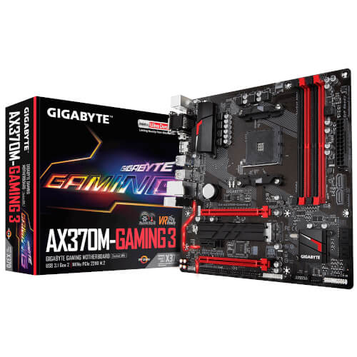 Placa Base Gigabyte Am4 Ga-Ax370m-Gaming 3 | Quonty.com | GAAX37MG3-00-G11