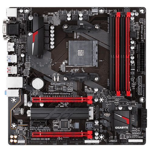 Placa Base Gigabyte Am4 Ga-Ax370m-Gaming 3 | Quonty.com | GAAX37MG3-00-G11
