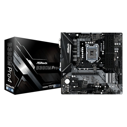 Placa Base Asrock 1151-8g B360m Pro4 | Quonty.com | 90-MXB760-A0UAYZ