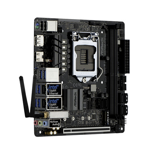 Placa Base Asrock 1151 8-G H370m-Itx/Ac | Quonty.com | 90-MXB6R0-A0UAYZ