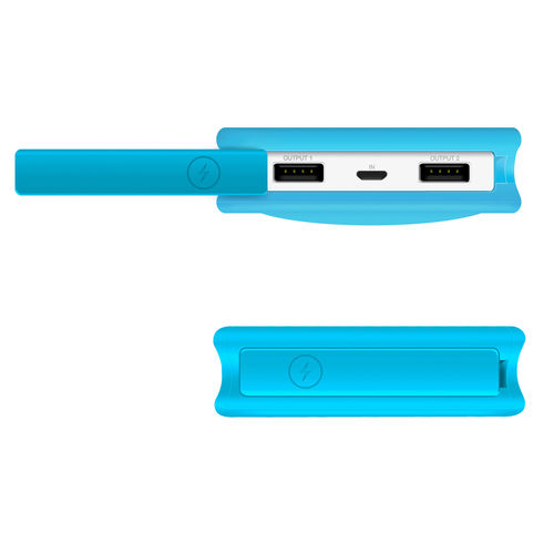 Powerbank/Bateria Externa Adata D8000l Blanco/Azul 8000mah | Quonty.com | AD8000L-5V-CBL