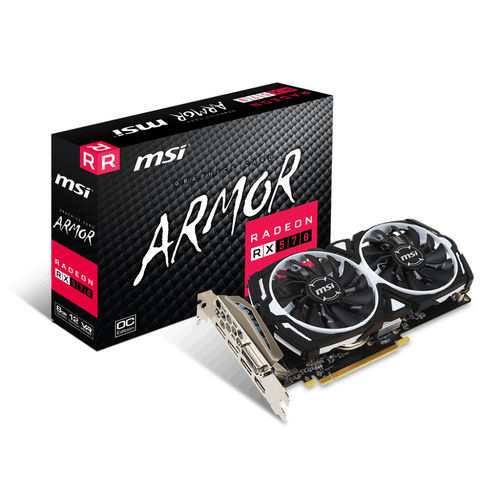 Tarjeta Gráfica Msi Rx570 Armor Oc 8gb Gddr5 | Quonty.com | 912-V341-236