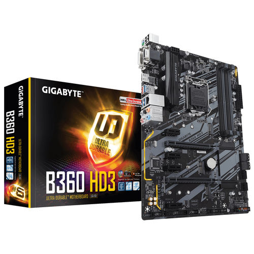Placa Base Gigabyte 1151-8g B360 Hd3 | Quonty.com | GAB36HD3-00-G
