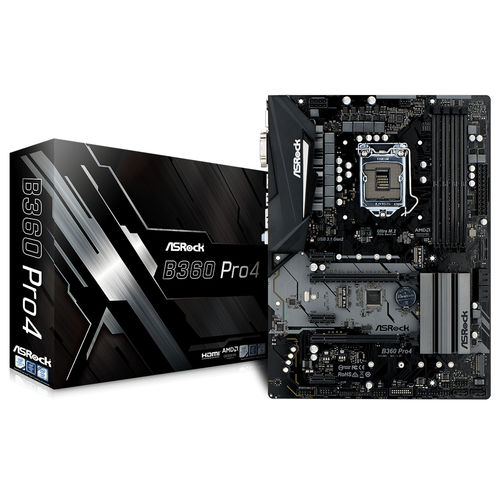 Placa Base Asrock 1151-8g B360 Pro4 | Quonty.com | 90-MXB6V0-A0UAYZ
