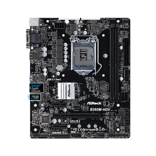 Placa Base Asrock 1151-8g B360m-Hdv | Quonty.com | 90-MXB730-A0UAYZ