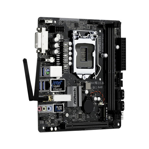 Placa Base Asrock 1151-8g B360m-Itx/Ac | Quonty.com | 90-MXB790-A0UAYZ