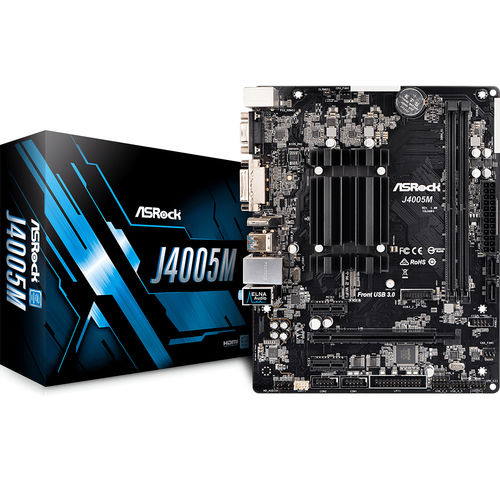 Placa Base Asrock J4005m Intel Dual Core Gemini Lake | Quonty.com | 90-MXB6L0-A0UAYZ