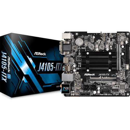 Placa Base Asrock J4105-Itx Intel Quad Core Gemini Lake | Quonty.com | 90-MXB6N0-A0UAYZ