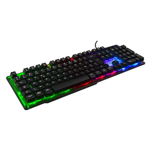 Teclado The G-Lab Gaming Keyz-Neon/Sp Multicolor | Quonty.com | KEYZ-NEON/SP
