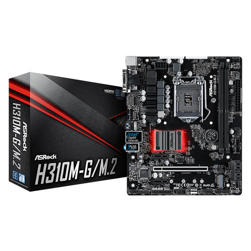Placa Base Asrock 1151-8g H310m-G/M.2 | Quonty.com | 90-MXB710-A0UAYZ
