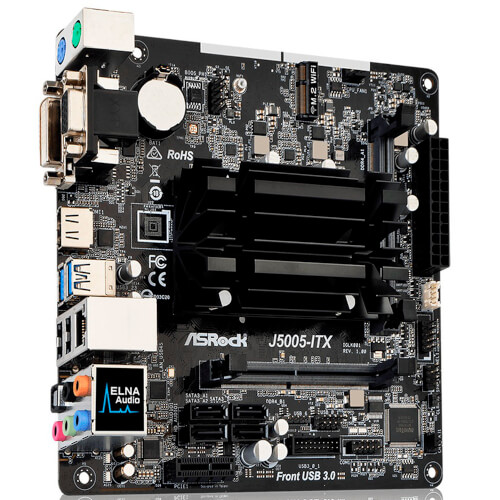 Placa Base Asrock J5005-Itx Intel Quad Core Pentium | Quonty.com | 90-MXB6D0-A0UAYZ