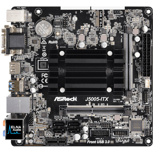 Placa Base Asrock J5005-Itx Intel Quad Core Pentium | Quonty.com | 90-MXB6D0-A0UAYZ