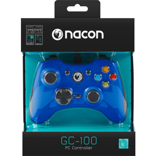 Gamepad Nacon Pc Pcgc-100blue | Quonty.com | PCGC-100BLUE