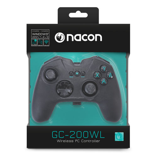 Gamepad Nacon Pc Pcgc-200wl Negro | Quonty.com | PCGC-200WL