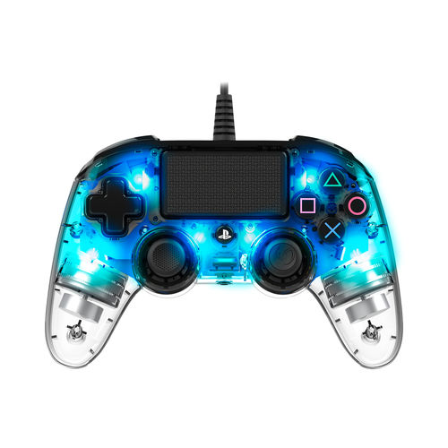 Gamepad Nacon Ps4 Cristal Azul | Quonty.com | PS4OFCPADCLBLUE