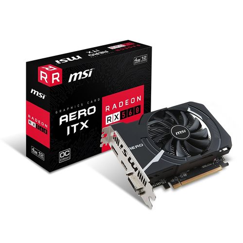 Tarjeta Gráfica Msi Rx560 Aero Itx 4g Oc Gddr5 | Quonty.com | 912-V809-2467