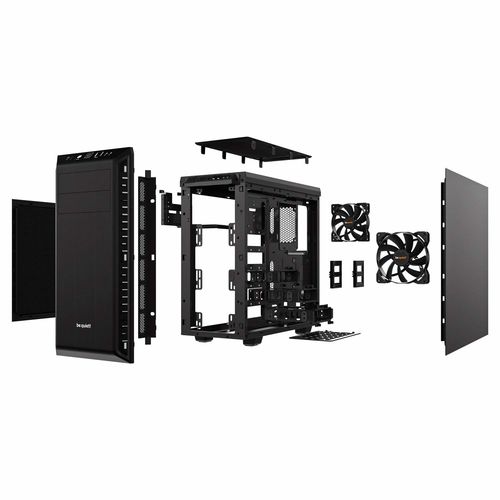Caja Semitorre/Atx Be Quiet! Pure Base 600 Usb3.1 Black | Quonty.com | BG021