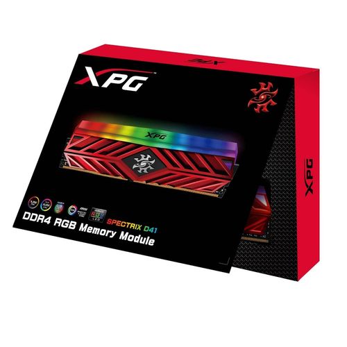 Adata Ddr4 8gb 3000mhz Cl16 Xpg Spectrix D41 Red Rgb | Quonty.com | AX4U300038G16-SR41