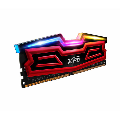 Adata Ddr4 16gb (2x8) 2400mhz Cl16 Xpg Spectrix D40 Red Rgb | Quonty.com | AX4U240038G16-DRS