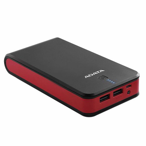Powerbank/Bateria Externa Adata Ap20100 Negro/Rojo 20100mah | Quonty.com | AP20100-5V-CBKRD