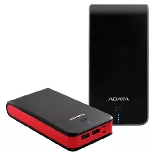 Powerbank/Bateria Externa Adata Ap20100 Negro/Rojo 20100mah | Quonty.com | AP20100-5V-CBKRD