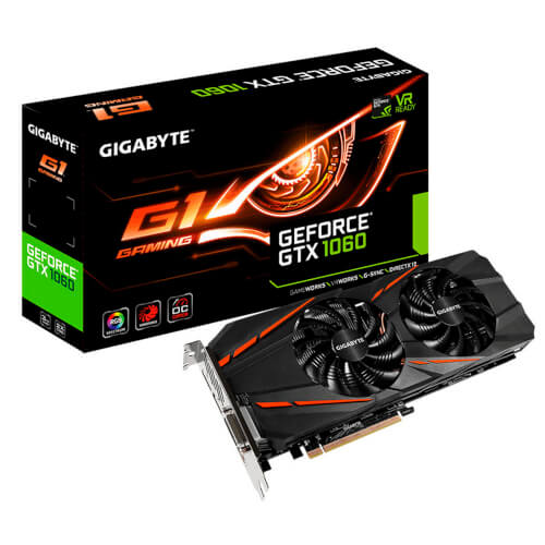 Tarjeta Gráfica Gigabyte Gtx 1060 G1 Gaming 3gb Gddr5 Rev 2 | Quonty.com | GV-N1060G1 GAMING-3GD REV2.0