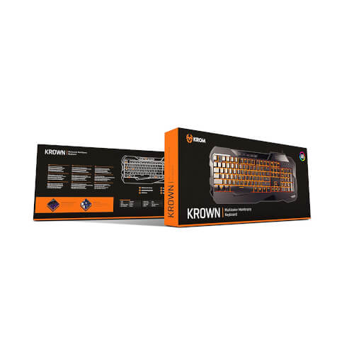 Teclado Krom Krown Gaming Negro | Quonty.com | NXKROMKROWN
