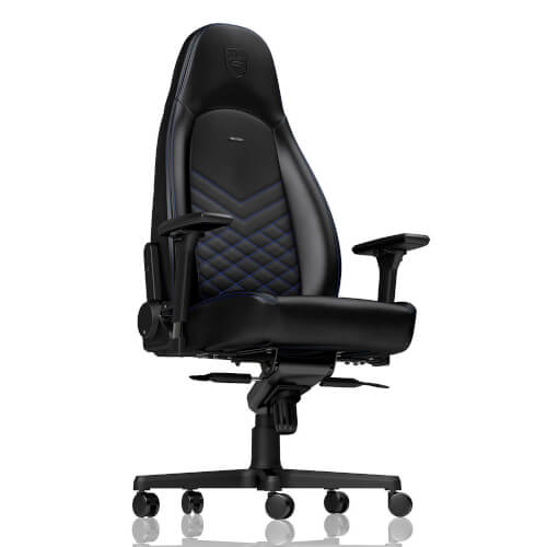 Silla Gaming Noblechairs Icon Negro/Azul | Quonty.com | NBL-ICN-PU-BBL